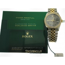 Rolex Datejust 36mm ref. 126283RBR-0021 Jubilee acciaio oro giallo 18kt Wimbledon nuovo